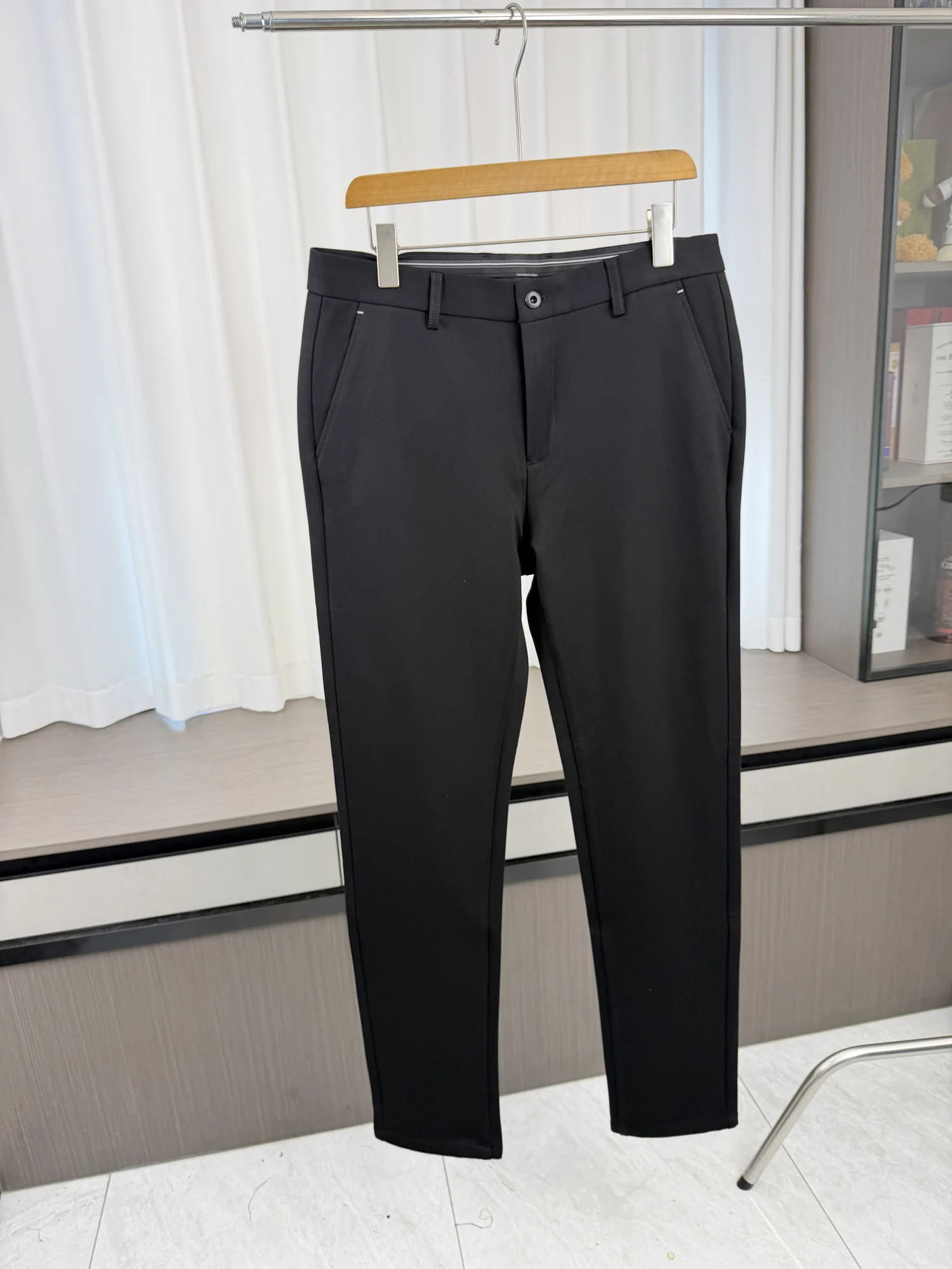 Comfortable Thickened Straight Leg Casual Pants for Men Autumn Business Commuting Windproof Wear-resistant Fashionable