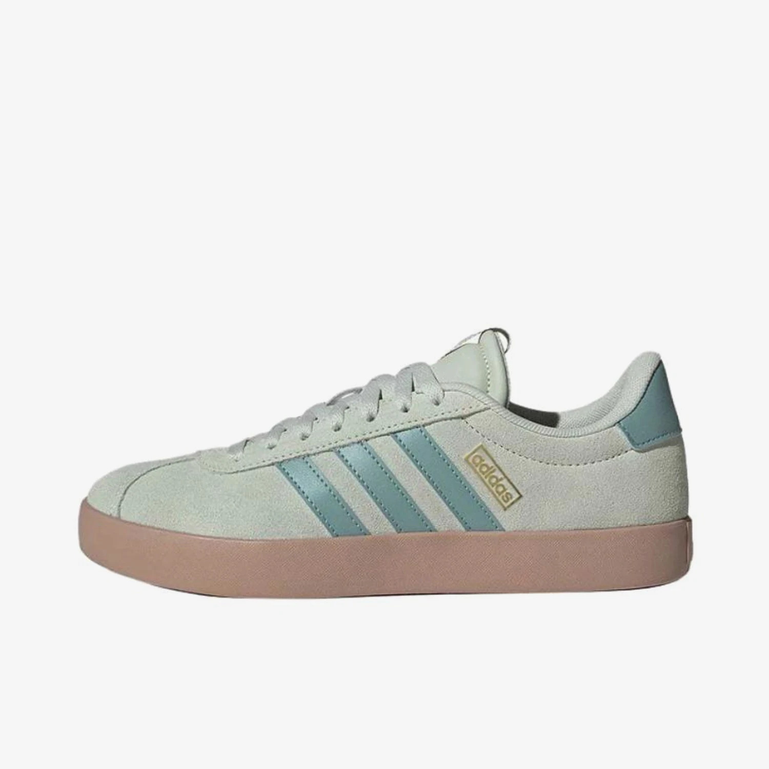 Adidas genuine VLCOURT3.0 women's green retro low top board shoes KI2077
