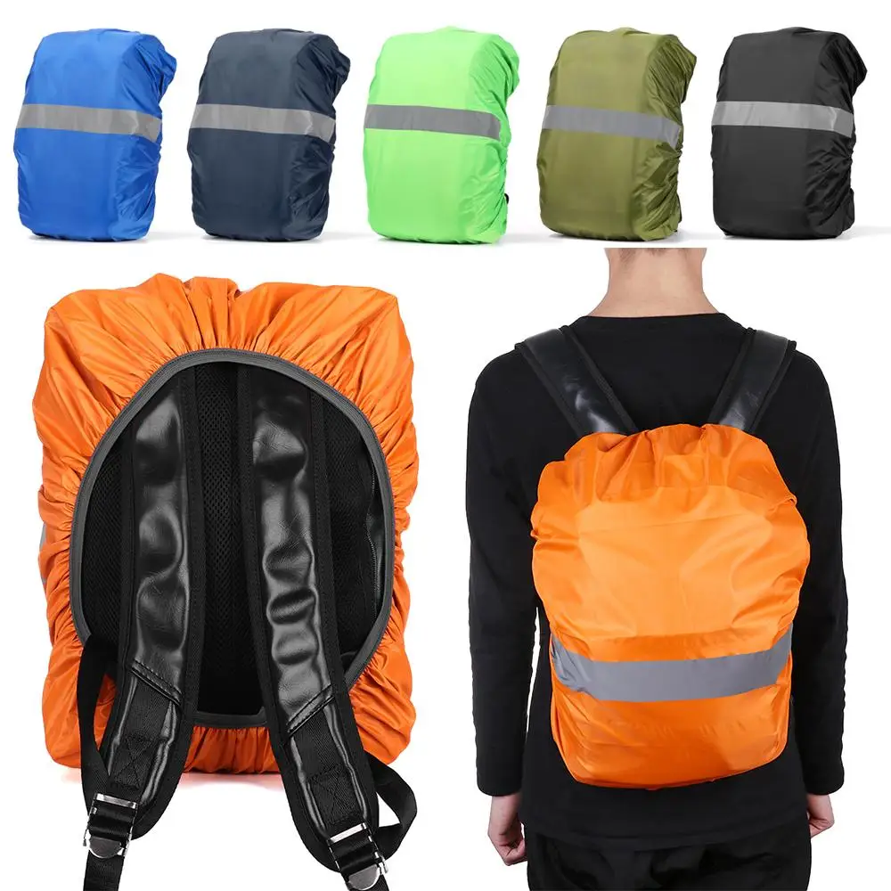 20/35L Reflective Cycling Camping Hiking Travel Package Waterproof Fabrics Bag Raincoat Backpack Rain Cover