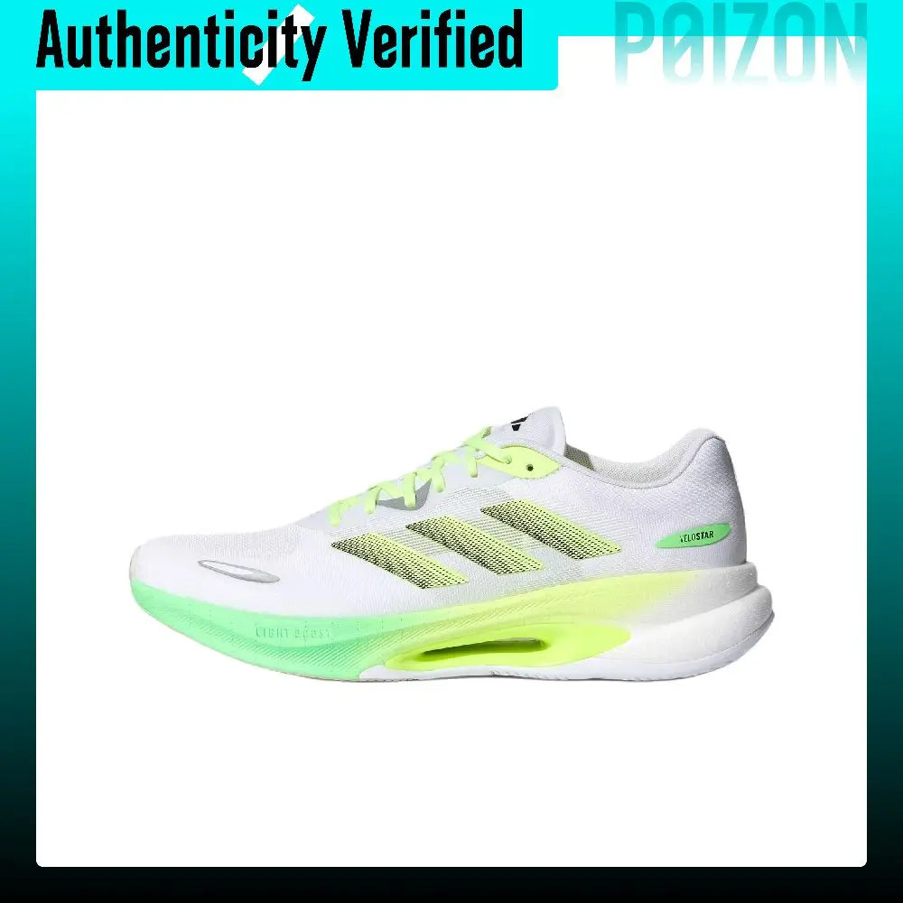 Adidas VELOSTAR Running Shoes Unisex White Green KJ2762