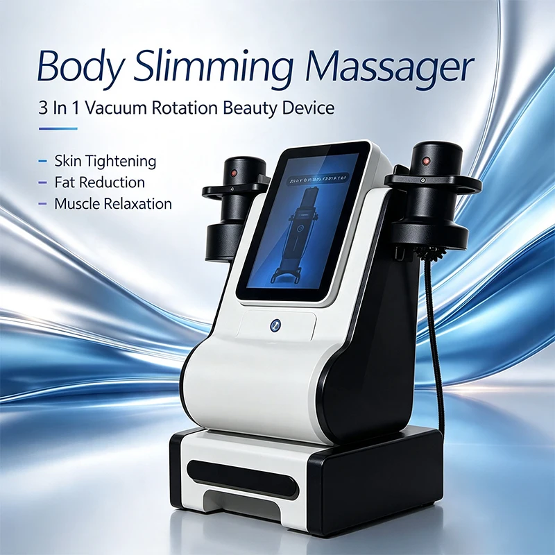 12.1 Inch Touch Screen With 3 Handles Body Sculpting Instrument Lymphatic Detox Facial Skin Tightening Pain Relief Massager