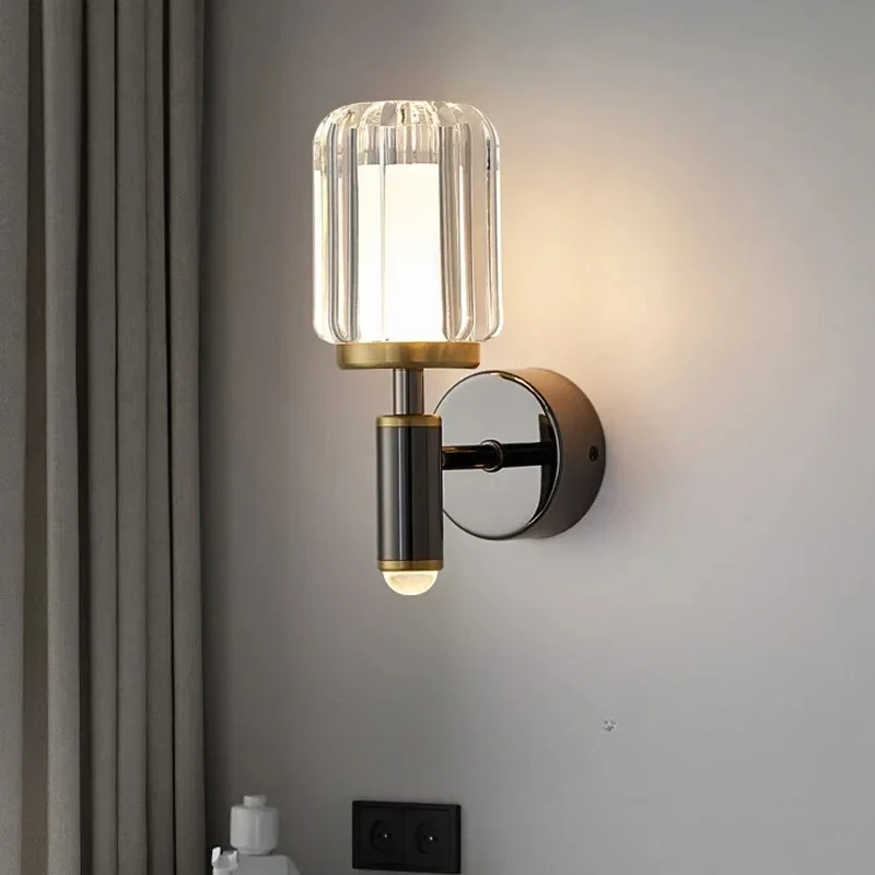 Modern minimalist wall lamp, light luxury, creative living room lamp, minimalist TV background wall lamp