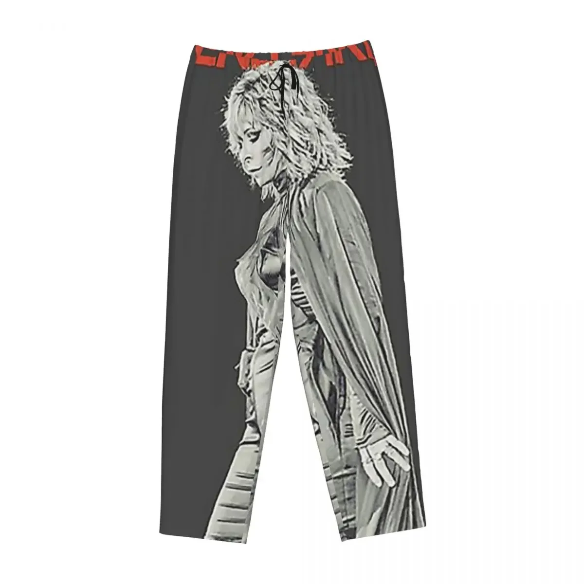 Custom Mylene Farmer Jeanne Women Pajama Pants Lounge Sleep Sleepwear Bottoms with Pockets