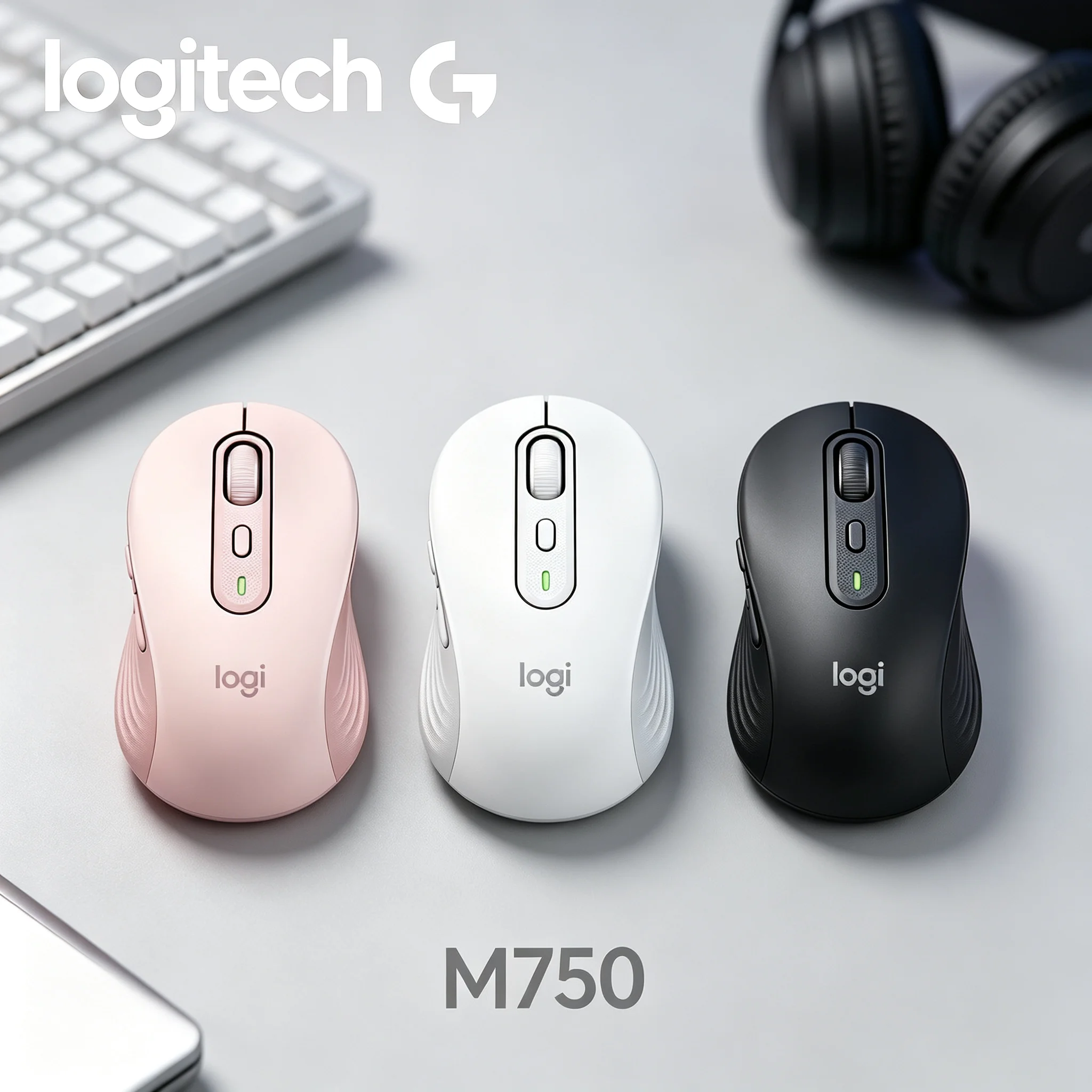 Logitech M750 RightHand Ergonomic Wireless Mouse Great For CS Long Game Session And FullDay Contract Office Shift Work