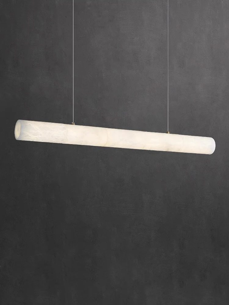 Natural Marble Series LED Dimmable Hanging Lamps Chandelier Lighting Lustre Suspension Luminaire Lampen For Dinning Room