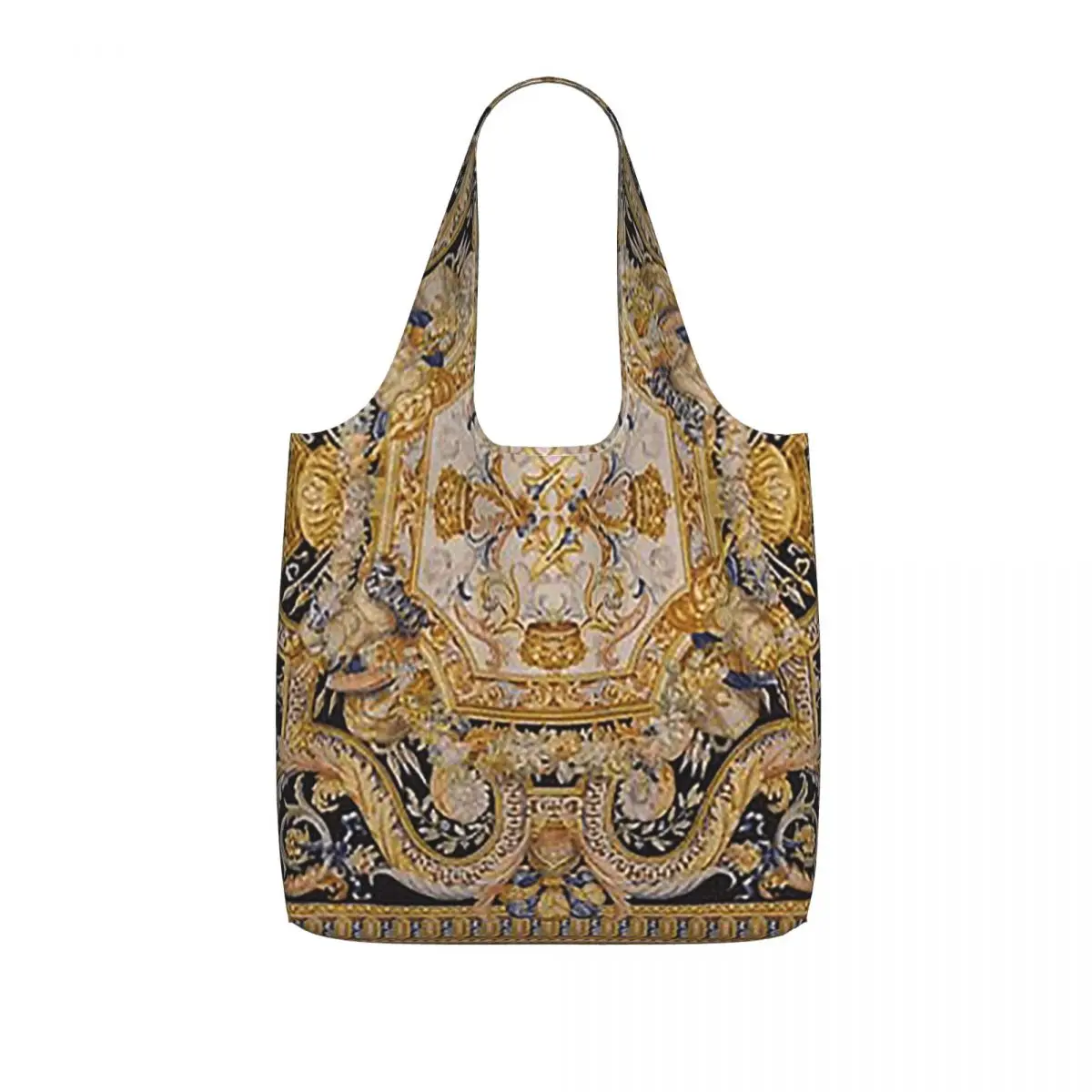 Baroque Madness Shopping Tote Bag Canvas Large Capacity Shoulder Bags Shopper Grocery Handbag for Women