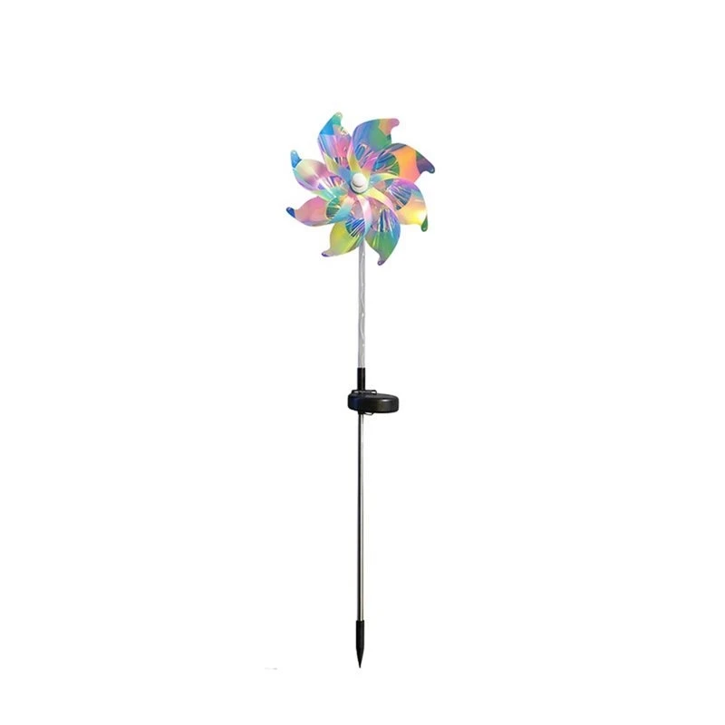 AB02 Waterproof Solar Windmill Lights 30 Inch Outdoor Garden For Yard, Patio Lawn, Garden Party Decoration