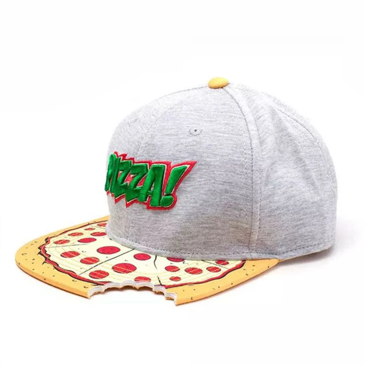 Fashion Letter Unisex Cute PIZZA Embroidery Hip-hop Hats Spring and Summer Outdoor Adjustable Casual Baseball Caps Sunscreen Hat