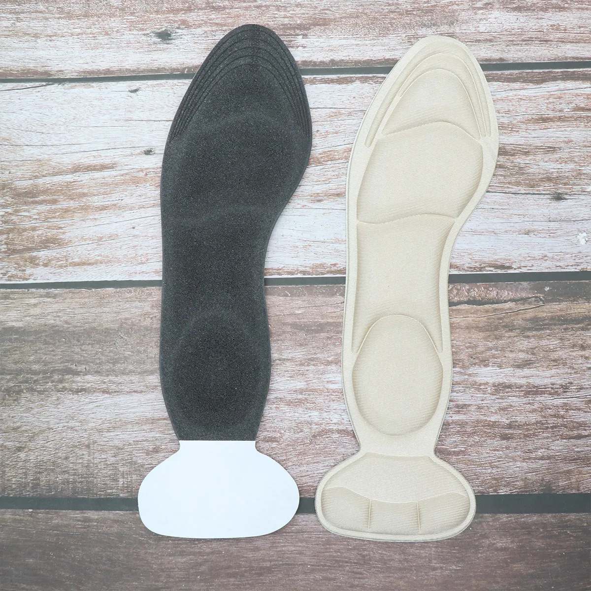 2 in 1 High Heel Insole Combination Shoe Insert Pads Sponge Heel Grips Foot Protector Creamy White Cushion for Comfortable Feet