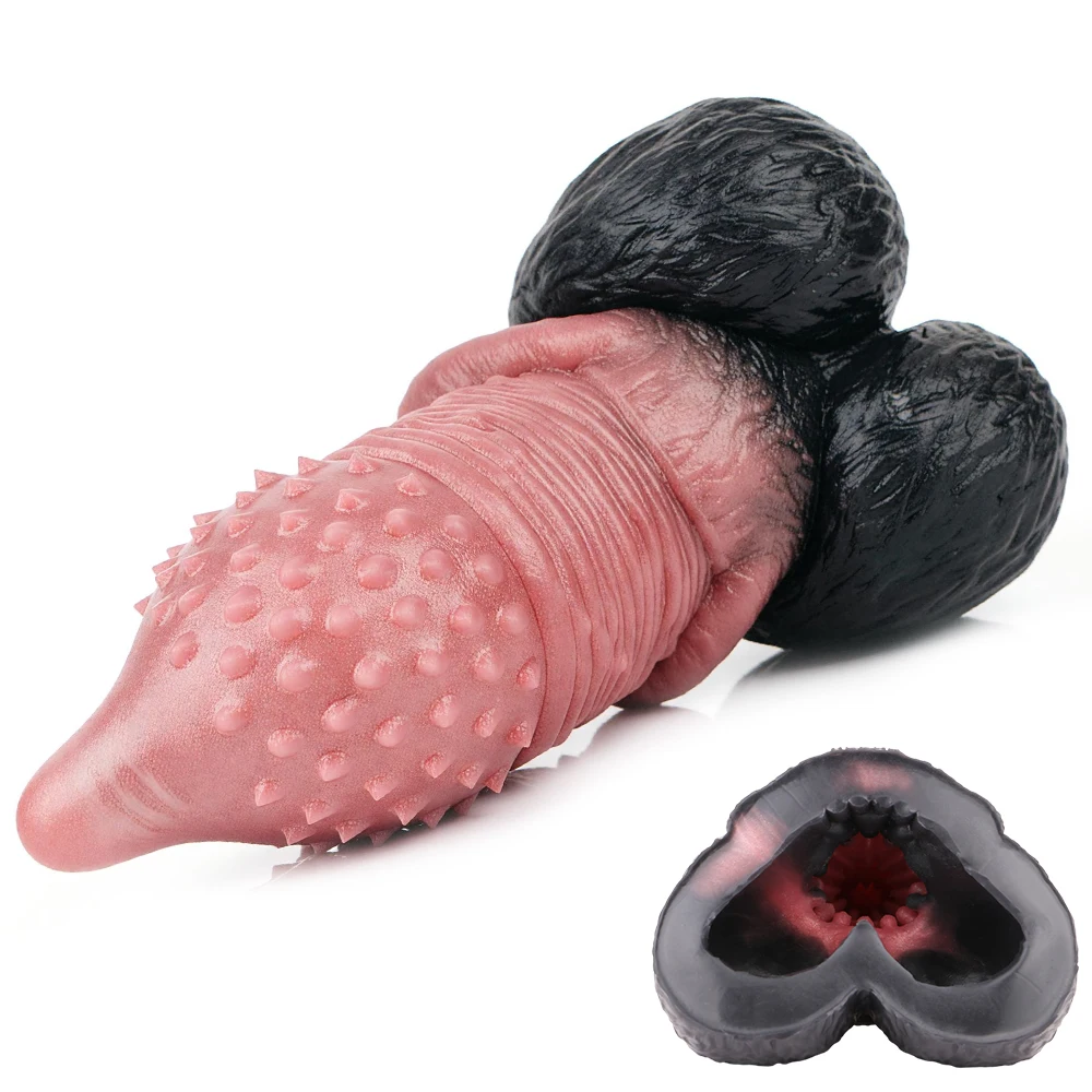 GEEBA Fantasy Male Masturbator Cup Liquid Silicone Soft Pocket Pussy Adult Sex Toys For Men Full-channel Stroker Adult Onahole