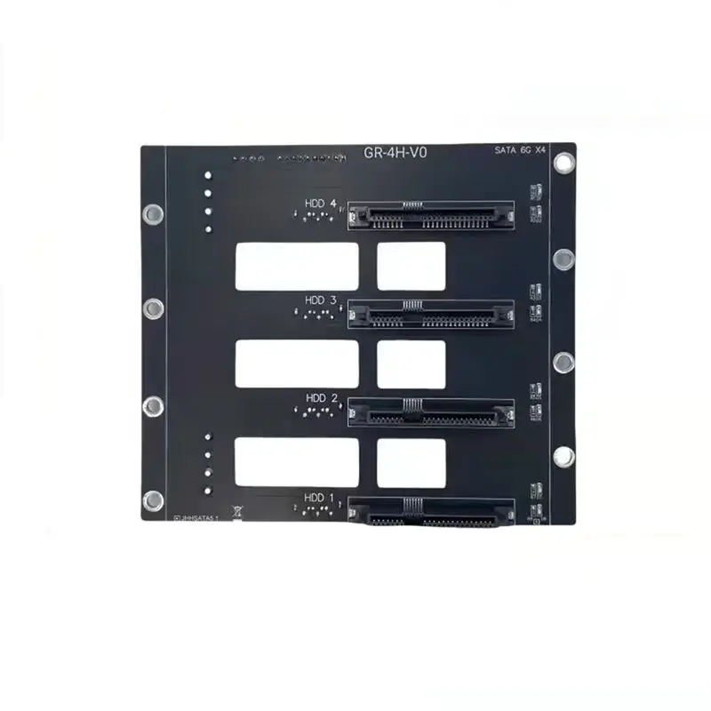 6Gbps SSD HDD Backplane SATA Hard Disk Drive Expansion Board, SATA To 4-Disks Adapter 2 X 4D