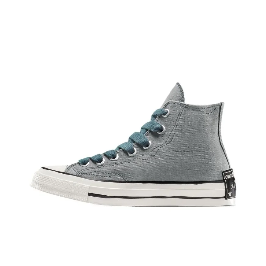 Converse 1970s Slip Resistant Slip Resistant Mid top Skateboard Shoes Unisex Gray A13838C
