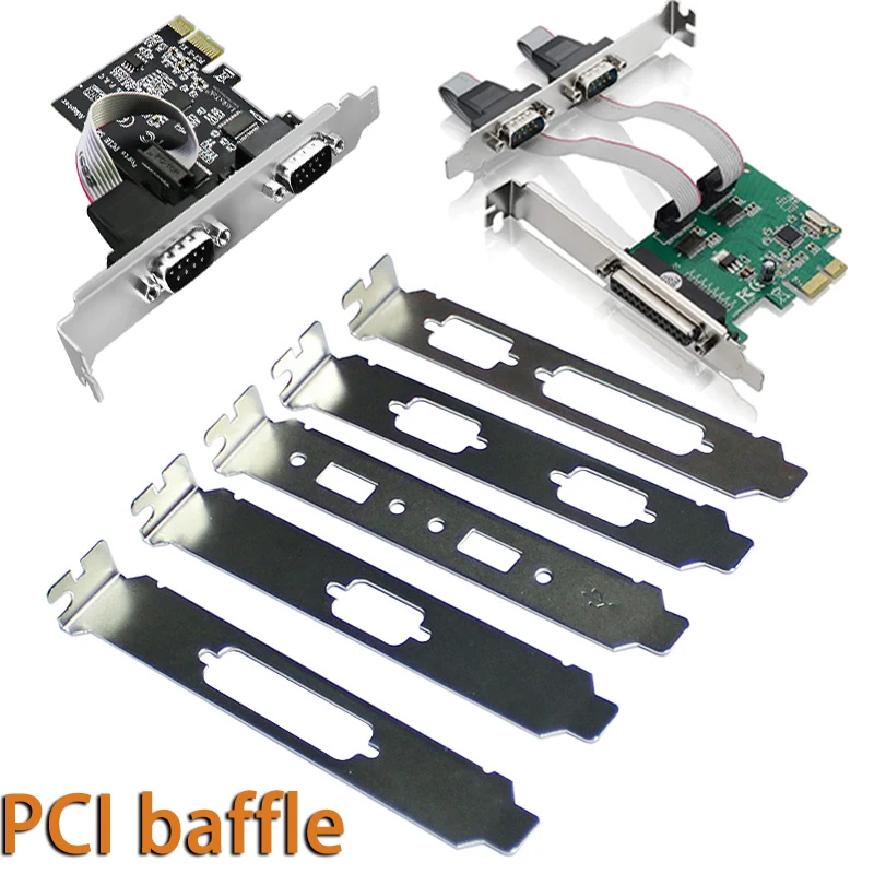 PCI Baffle Gigabit Ethernet Card RJ45 LAN Parallel Card PC Case PCI Expansion Slot Back Plate Cover Dust Filter Hard Steel Blank