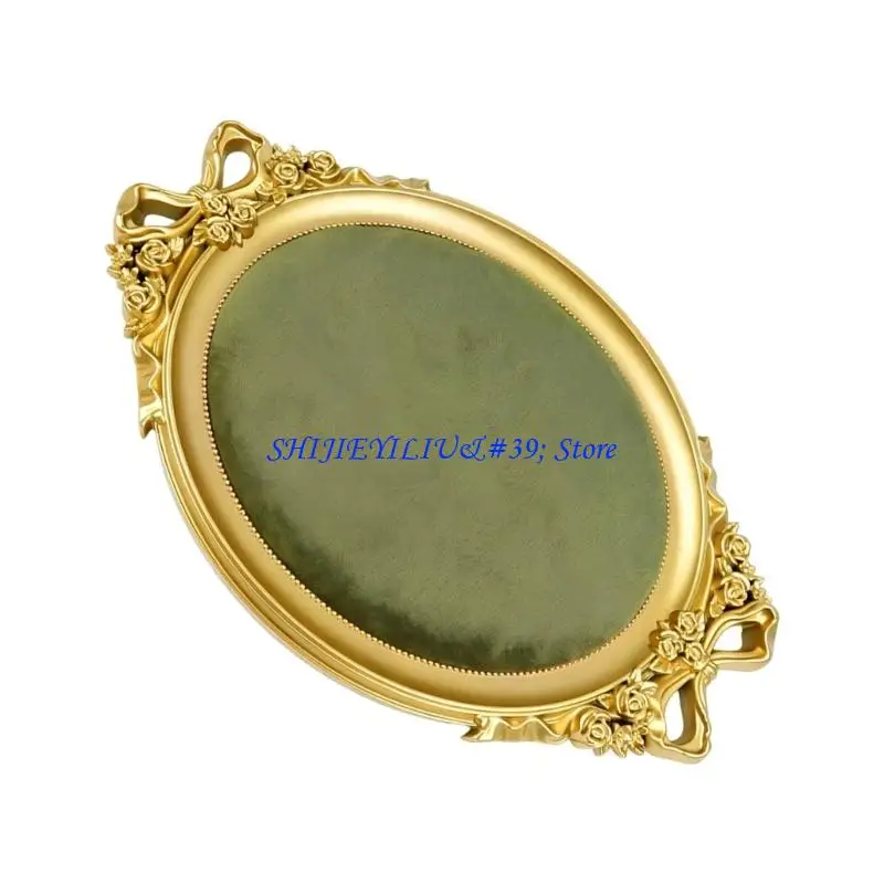 E21F Jewelry Display Tray with Soft Center Panel for Countertop Use