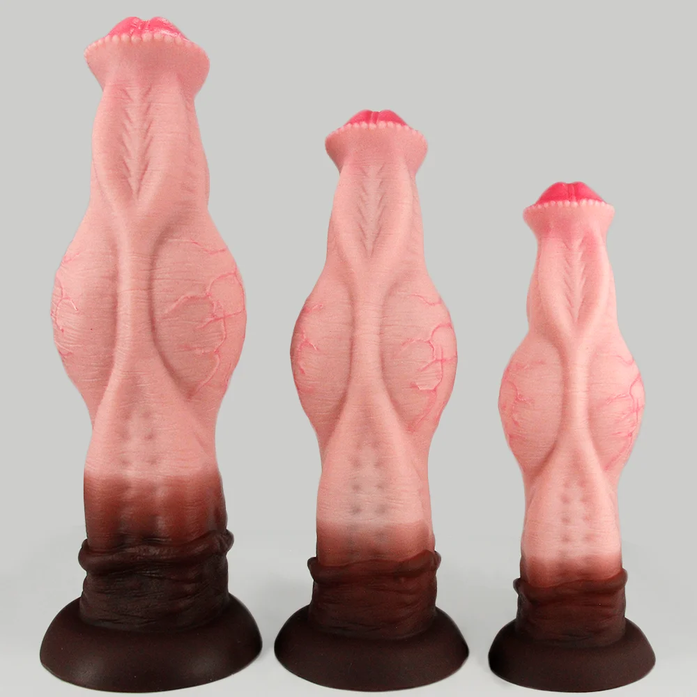 S/M/L Realistic Soft Huge Animal Dildo Silicone Horse Penis Butt Plug Female Masturbator Suction Cup Dick Woman Man Anal Sex Toy