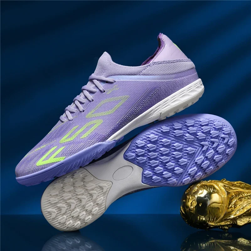 New Men Football Boots Match Cleats High-quality Soccer Shoes Futsal Grass Sneakers Non-Slip Indoor Hot-selling High-top Outdoor