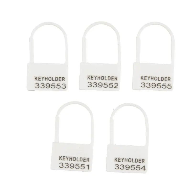 Disposable Plastic Chastity Device Key Set Anticheat No Repeat Nums Accessories