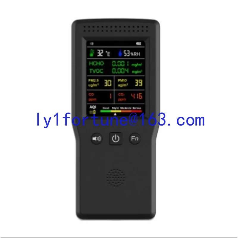 9 in 1 air quality tester, handheld portable air quality tester