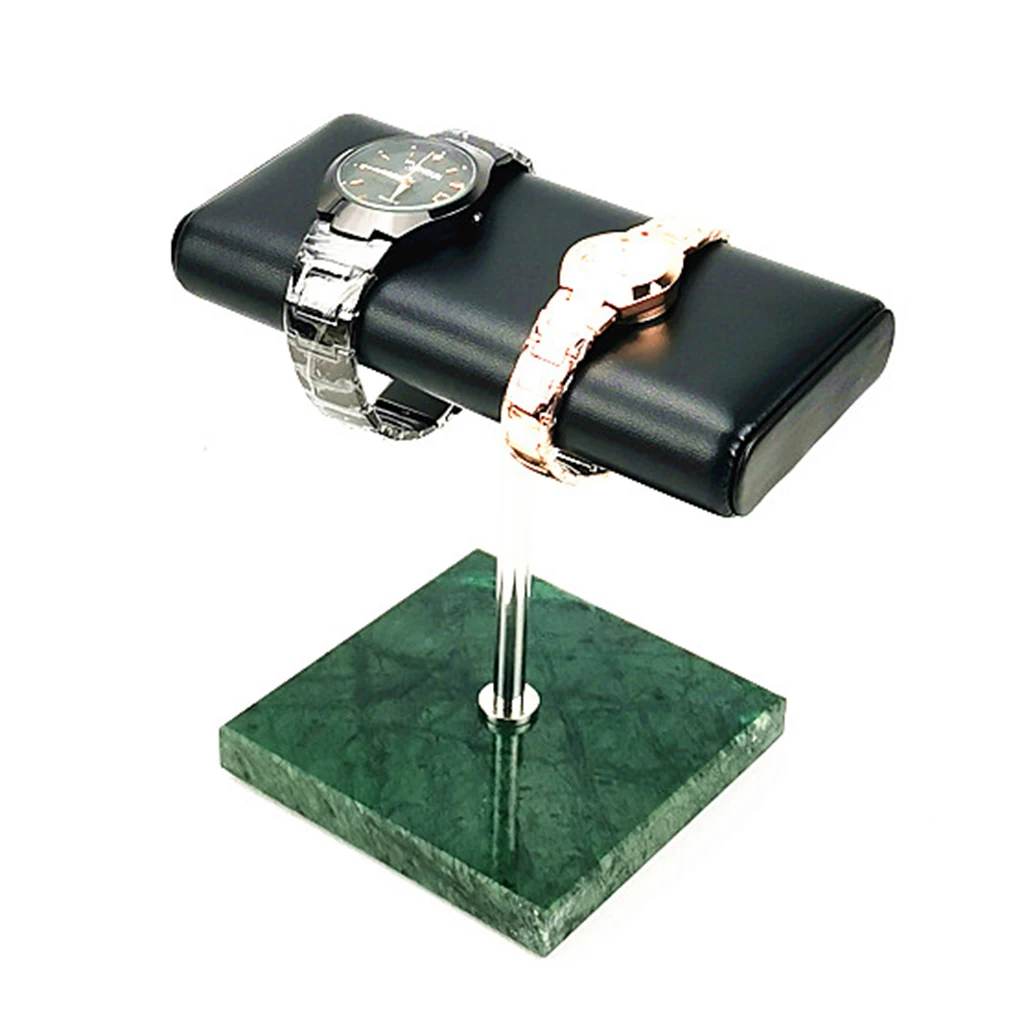 Elegant Jewelry Display Stand for Watches Necklaces Bracelets Marble T Bar Rack Holder for Countertop