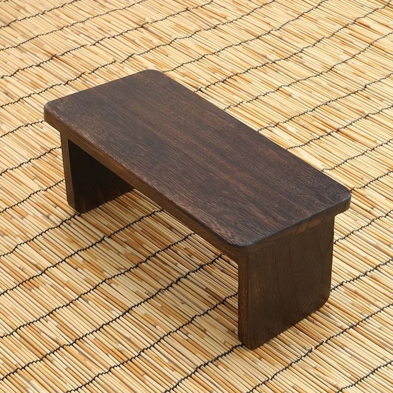 Kneeling Low Stool Wooden Meditation Stools Multifunctional Rectangular Folding Stool Decorative Luxury Stools Room Furniture