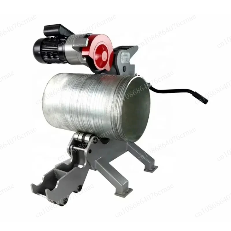 Pump 2"-12" Pipe Cutting 750W 50/60Hz 24RPM 110V/220V Heavy & Quiet QG12C Hydraulic Power Pipe Cutter with Motor