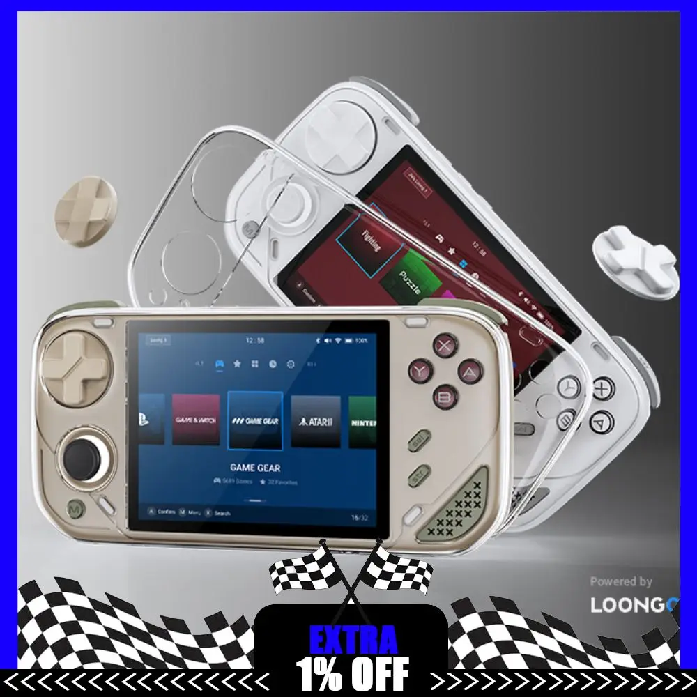 New MINILOONG Pocket 1 GamePad Impact Game Controller Retro Nostalgic Portable Arcade Handheld Game Console 4000mAh HDMI WIFI