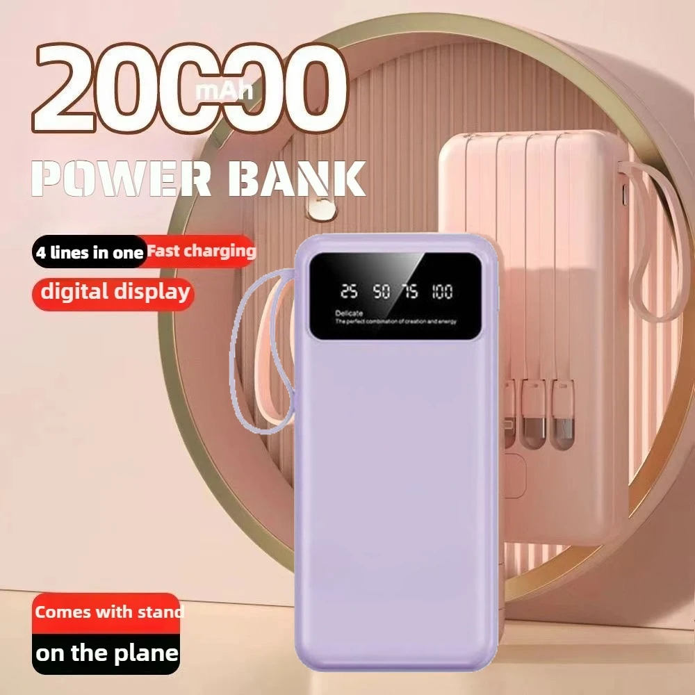 2025 New 30000mAh Power Bank Portable External Battery  Fast Charging Portable Charger for IPhone Samsung Pixel Poco Powerbank