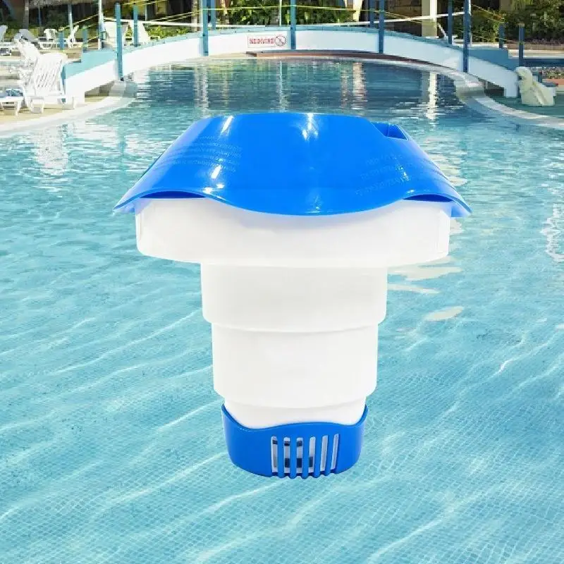 Hot Chlorine Tablets Dispenser Chlorine Tablets For Swimming Pools Chlorine Dispenser Tablets Retractable Floating Medicine Box