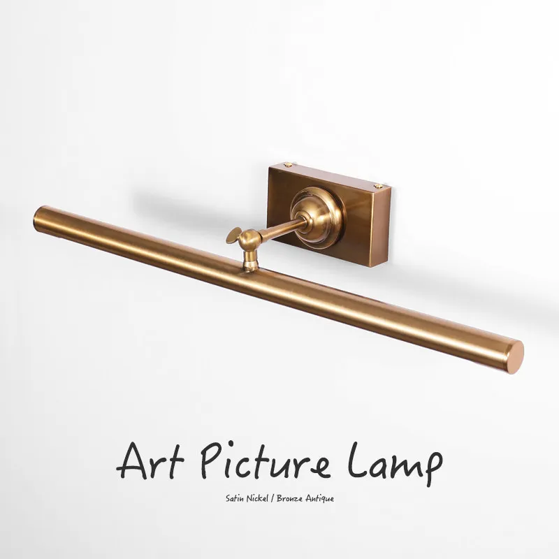 Vintage LED Wall Light adjustable angle Bathroom Mirror Headlight Mural Light Study Bookcase Porch Interior Decoration Wall Lamp