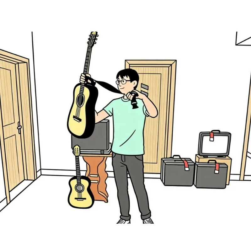 Appearing Guitars and Floating Guitar Magic Tricks Production Magica Magician Stage Illusions Gimmicks Props Funny Mentalism