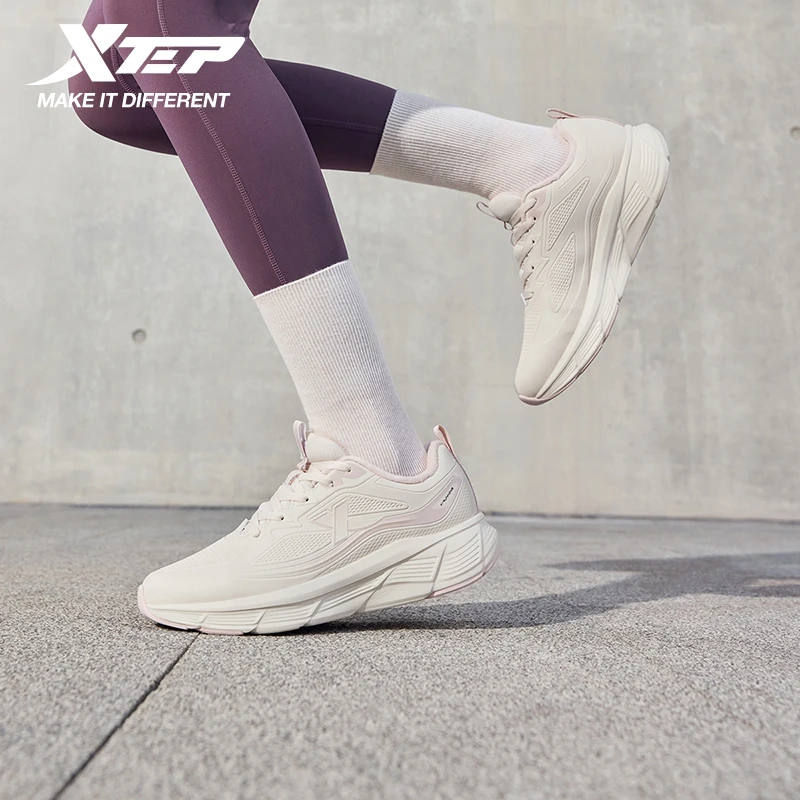 Xtep Cotton Shoes For Women 2025 Winter Low Top Lightweight Durability Comfortable Elasticity Sole Jogging Sneakers 875418370024