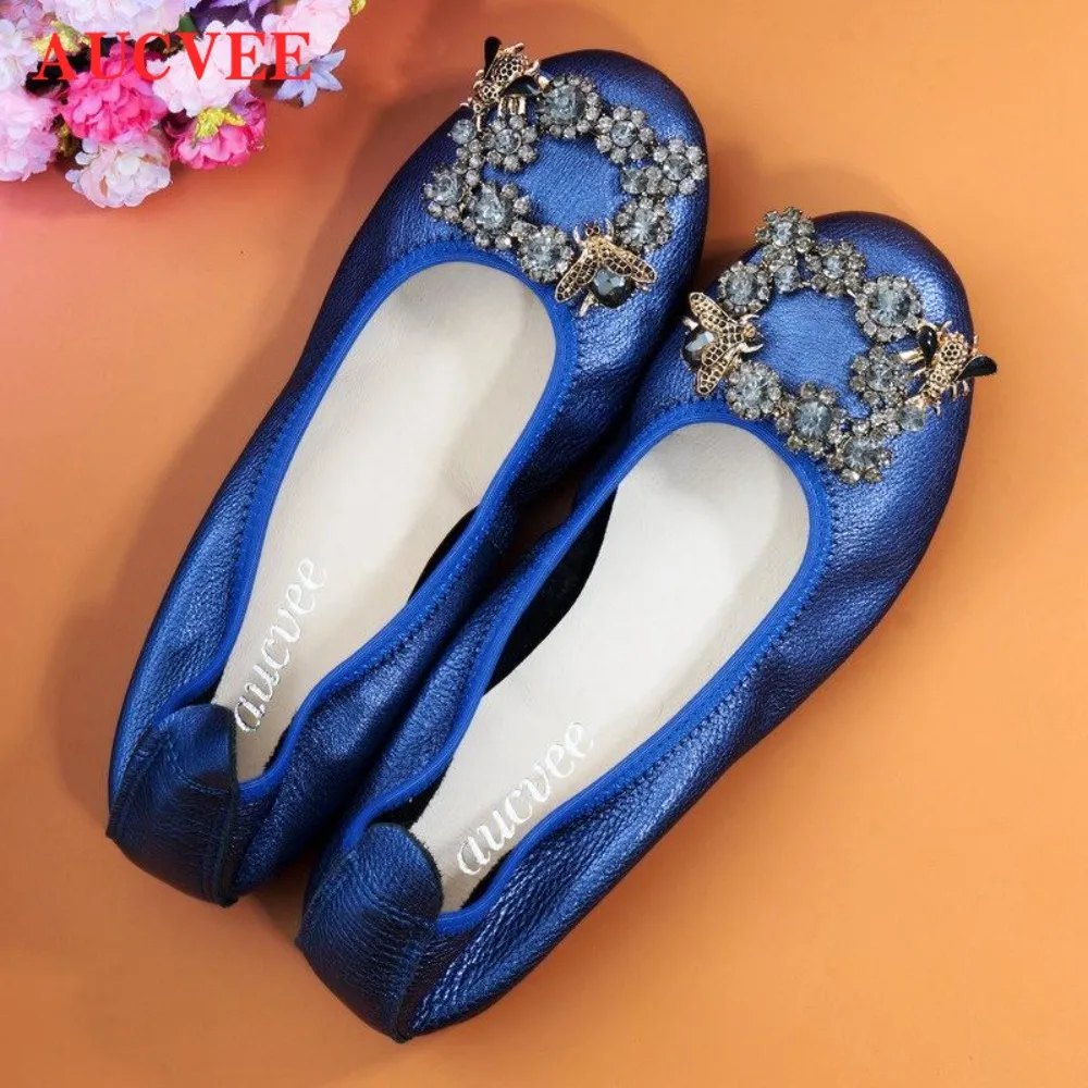 New Fashion Women Shoes Genuine Leather Soft Casual Shoes Spring Slip-On Loafers Cow Suede Flats Daily Flat Shoes Big Size 34-43