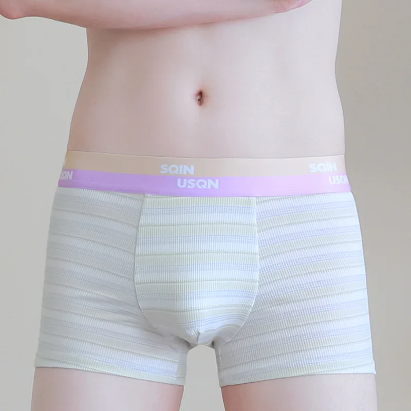 Fashion Men Underwear Modal Soft Boxer Shorts Cuecas Masculina Breathable Comfortable Panties Male U Bulge Pouch Sexy Underpants