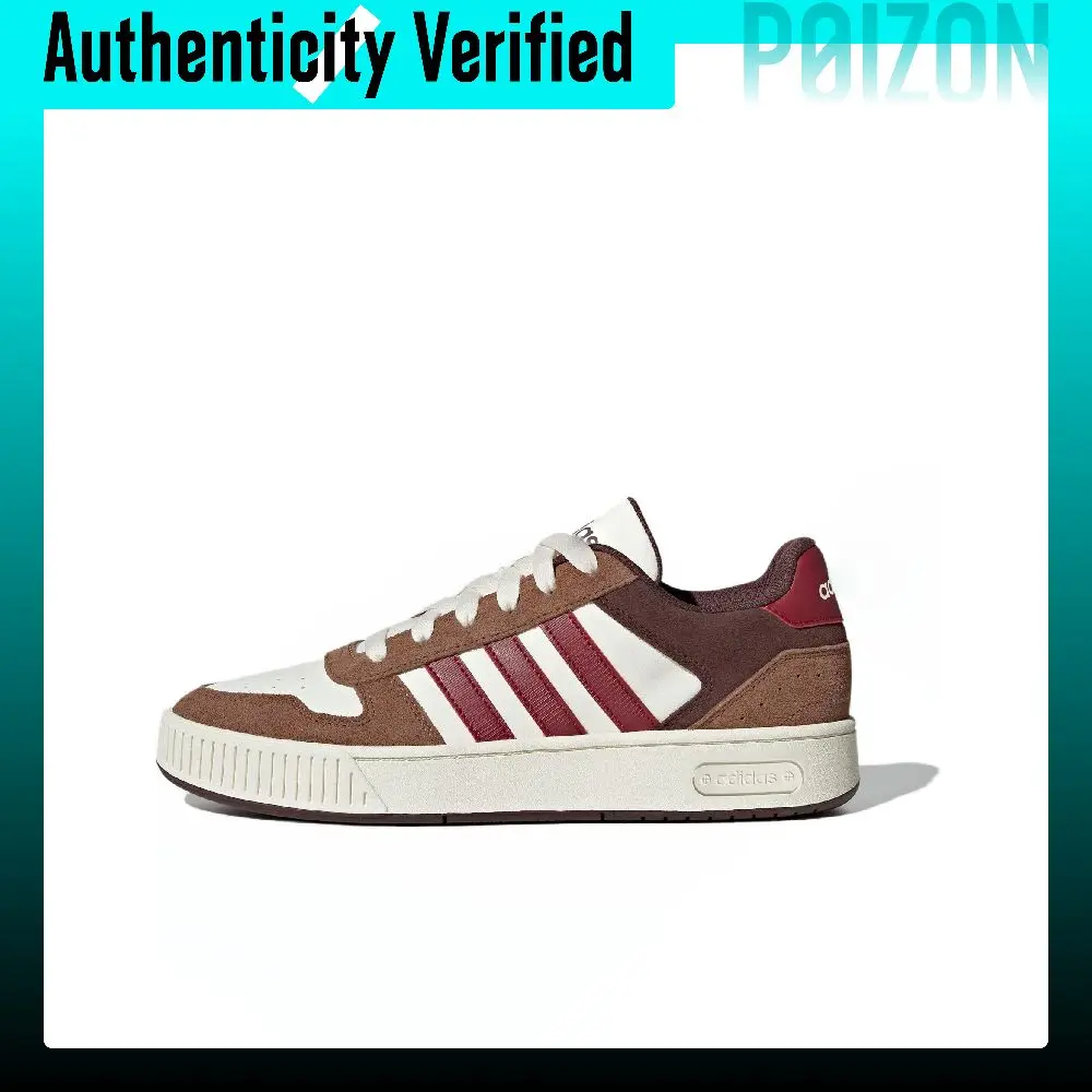 Adidas D PAD Low top Skateboard Shoes Unisex White Red Brown JP8236