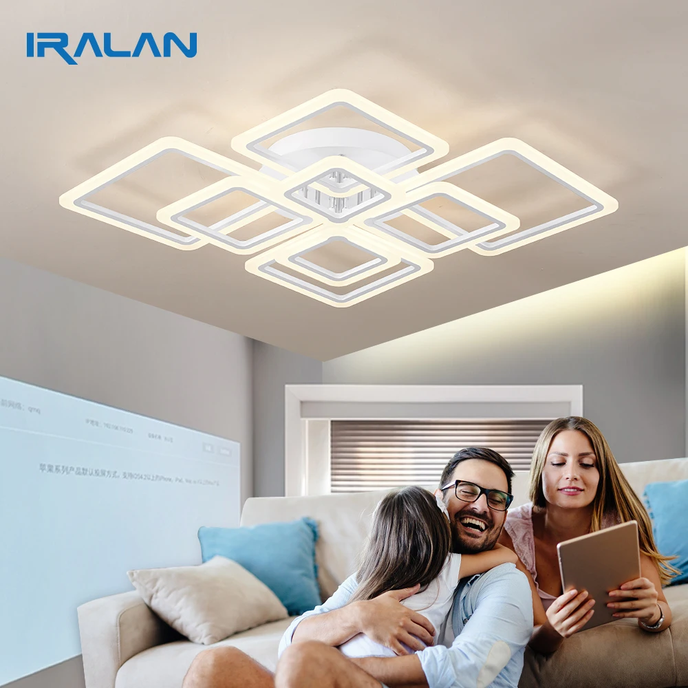 Modern Smart Ceiling Light Soft Light No Flicker Remote Control Wall Control LED Lights Living Room Bedroom Indoor Lighting Lamp