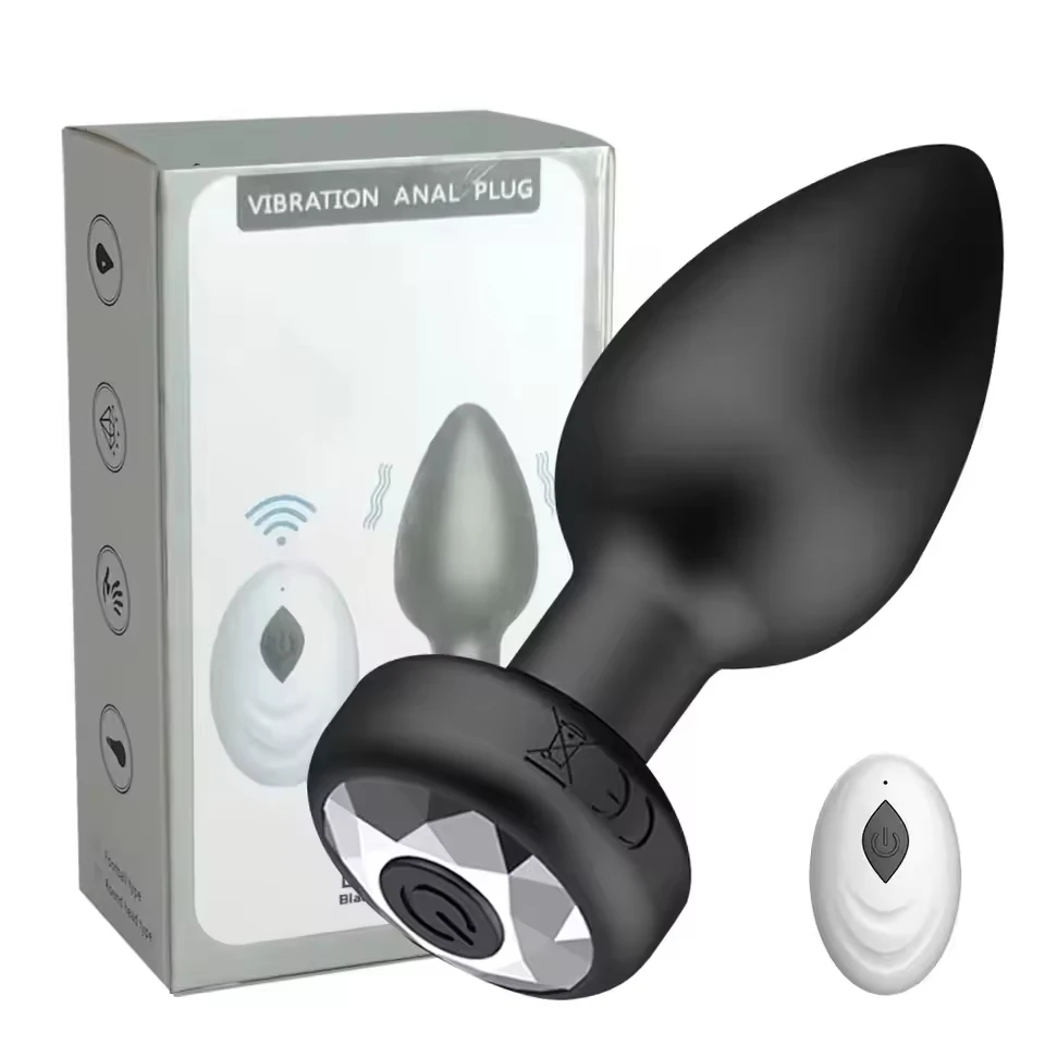 Wireless Control Anal Vibrator for Men Butt Plug Prostate Massager Stimulator Adult Sex Toys for Women and Gay