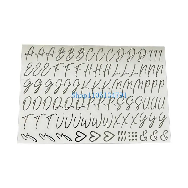 98km Decorative Number Stickers Mini-Glitter Letter Stickers for Scrapbooking Home Decors Supply DIY Number Letter Stickers