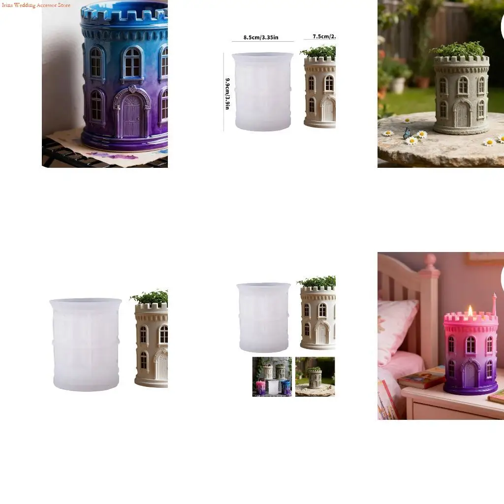 G92D Bendable Silicone Structure Mold for Making Resin Jewelry and Bases