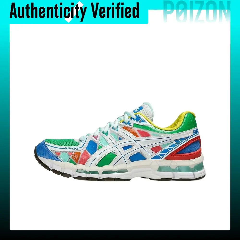 KENZO X ASICS Gel-Kayano20 Running Shoes Men's Low-top Blue Green Red 1201A992-960