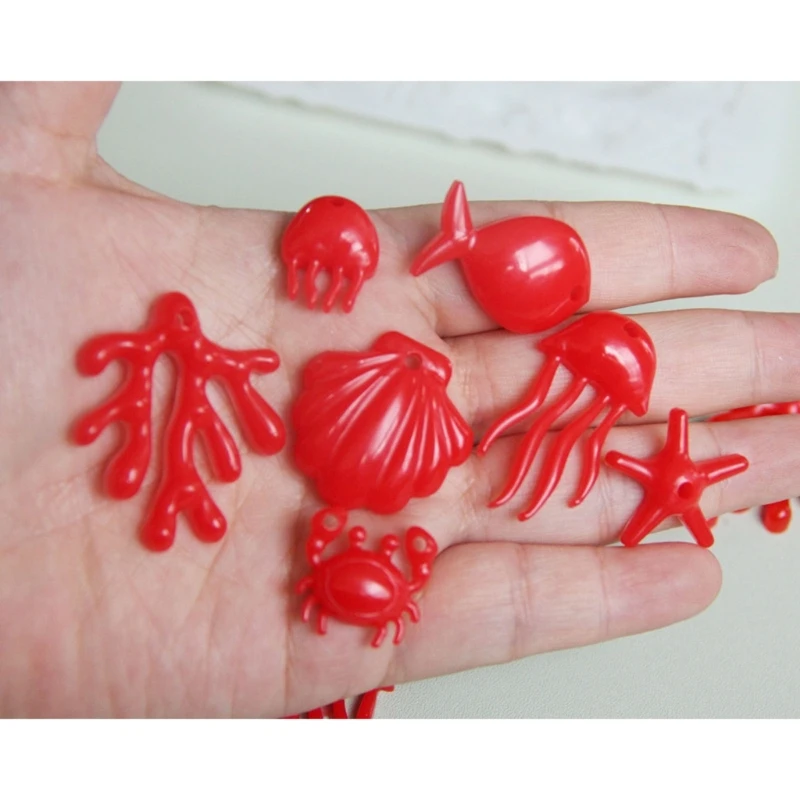 Oceanics Theme Silicone Jewelry Mould For Handmade Pendants Earrings Crafting