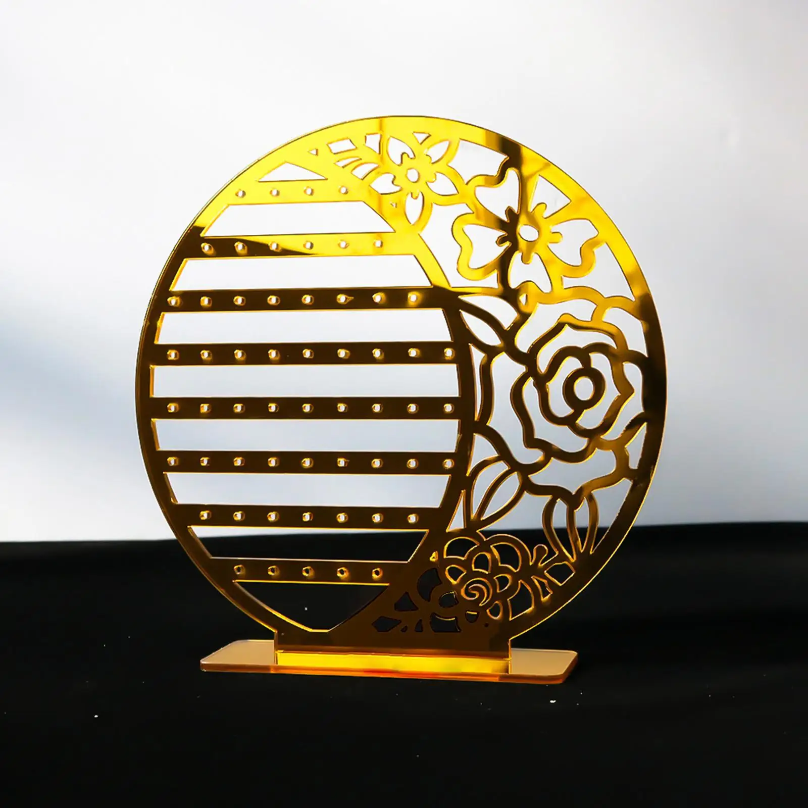 Earrings Jewelry Organizer Display Stand Acrylic Rack Holder for Women Girls Bedroom Vanity Desk Decorative Storage Gift for