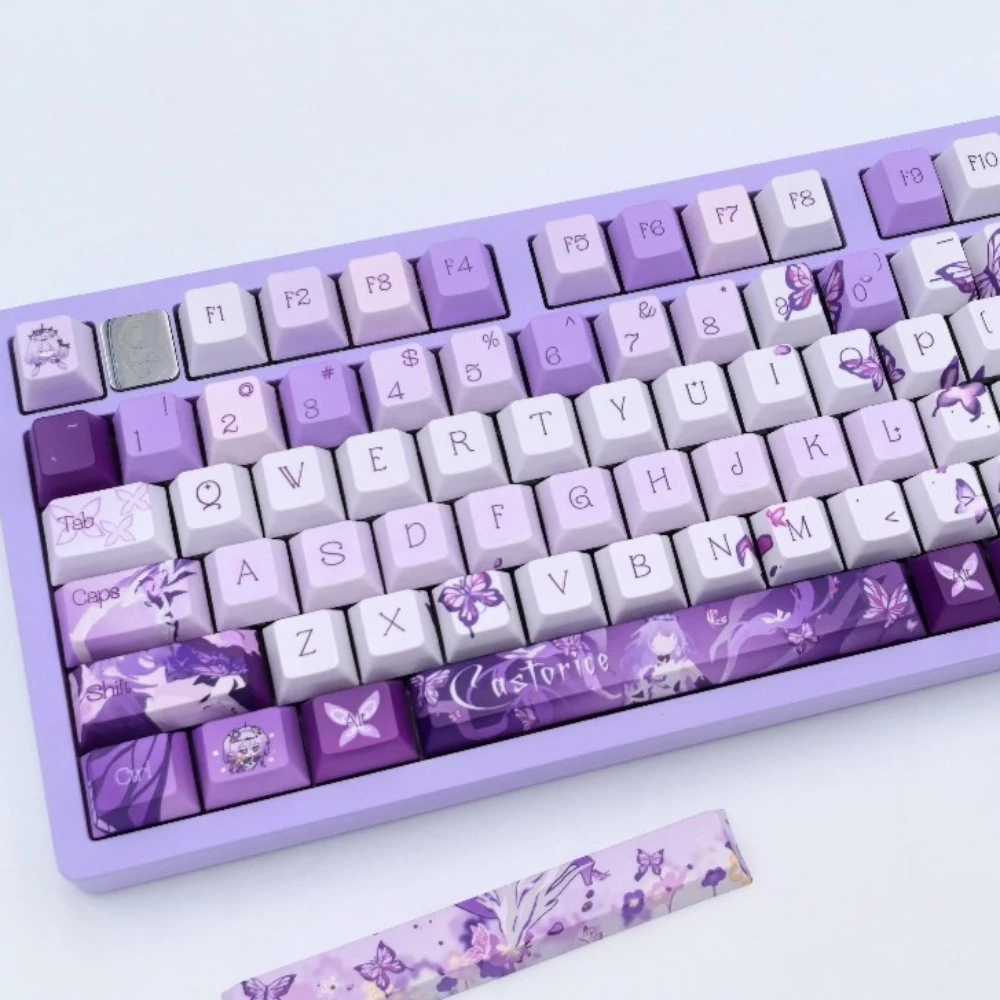 Impressions of Xiadie Keycap Set 140keys Custom PBT Artisan Key Caps Cherry Profile Key Cap Mechanical Keyboard Game Accessories
