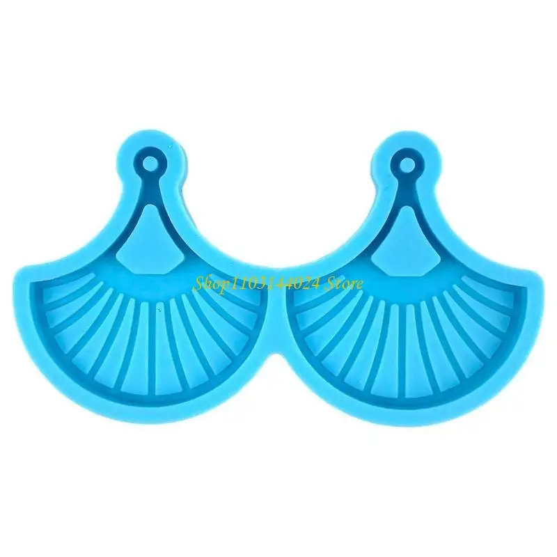 N5KE Resin Earring Moulds Boho Snowflake Rhombus Silicone Moulds Jewelry Pendant Epoxy Casting Mold for DIY Earring
