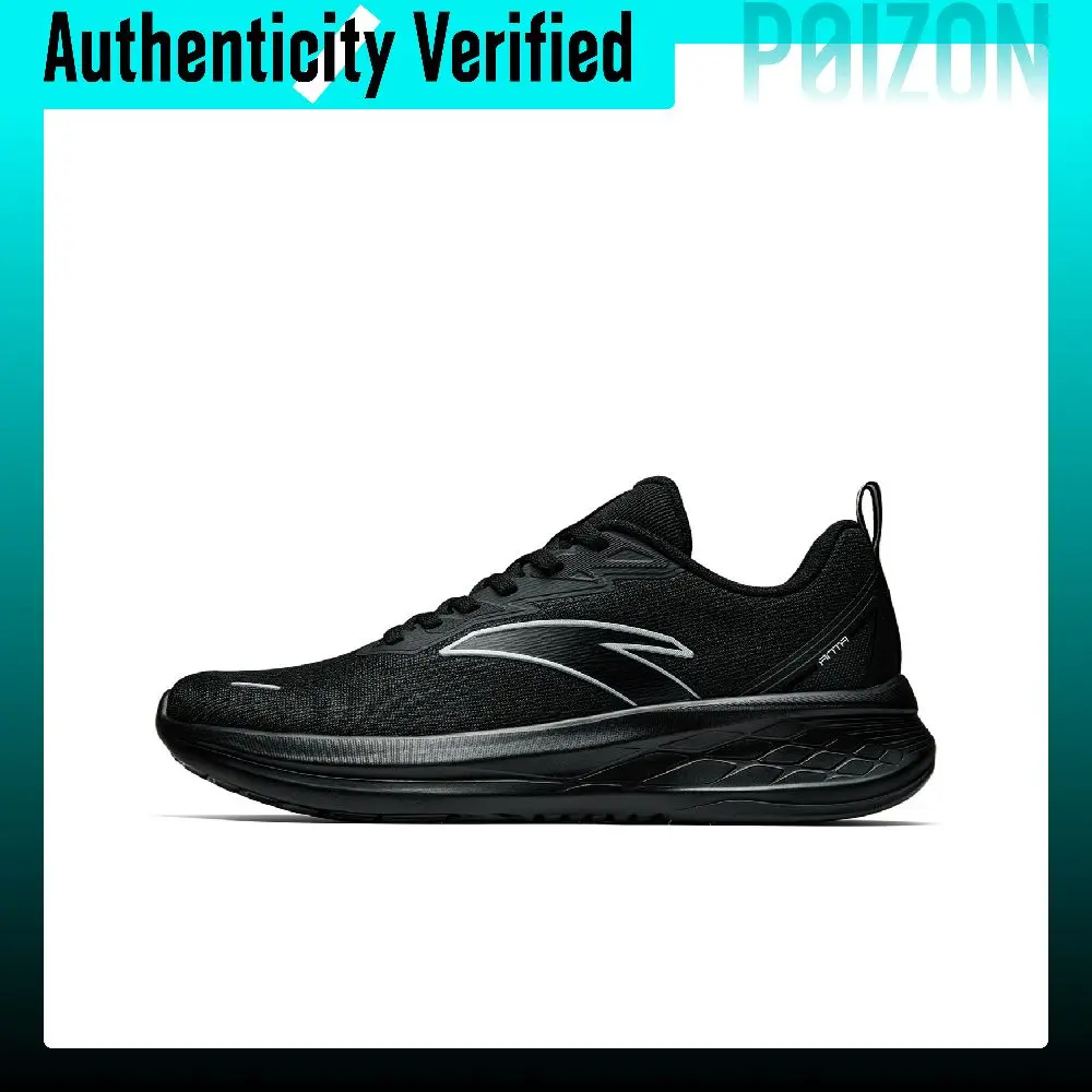 Anta Athleisure Low top Cushioning Slip Resistant Running Shoes Men's Basic Black 9126355519Q-2