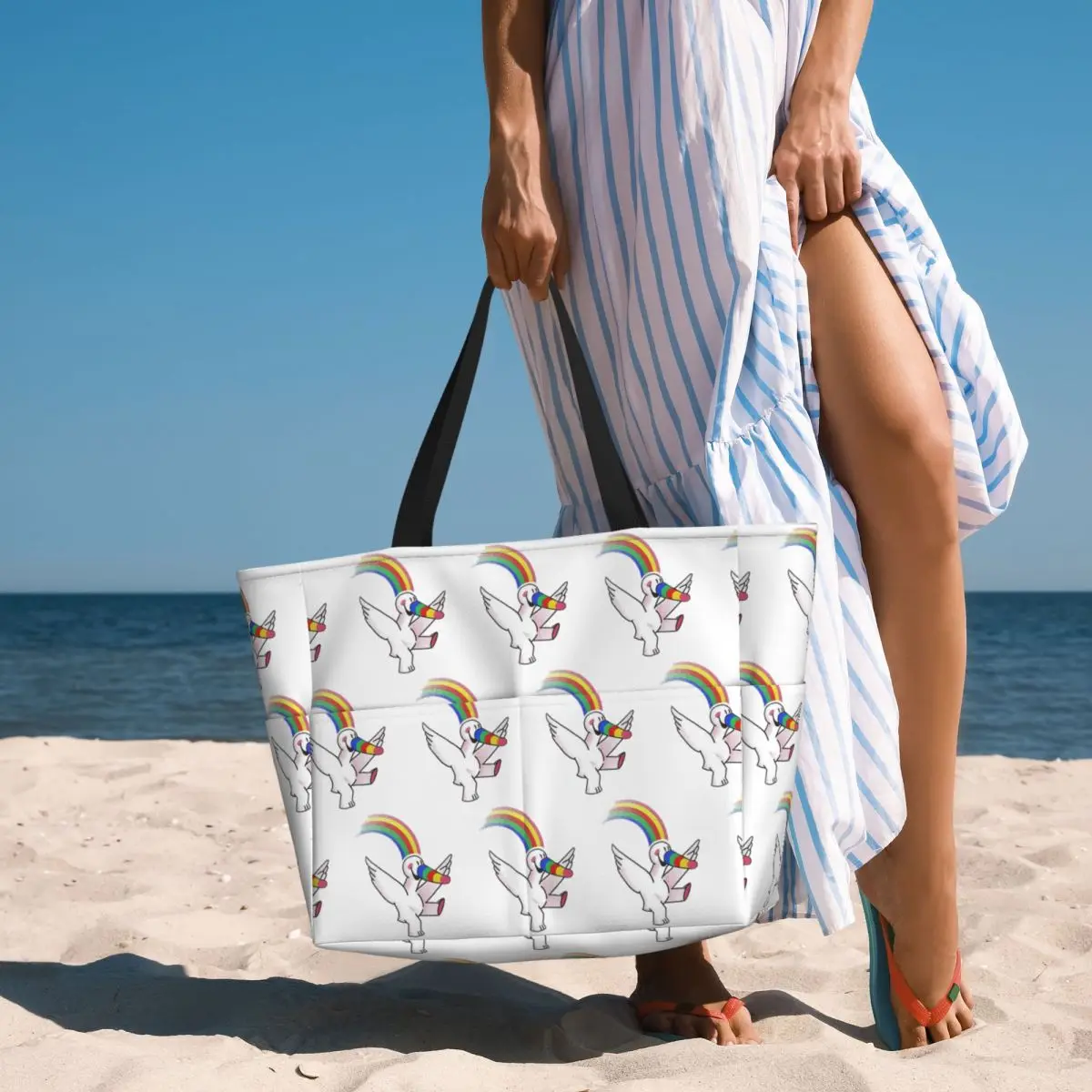 Curro Beach Tote Bag Sport Gym Yoga Duffle Large Tote Bag Women Travel Bag Fitness bag