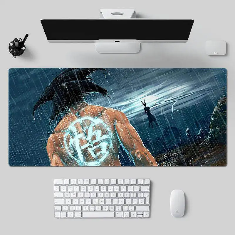 2026 Animation Dragon Ball Leather Mouse Pad Oversized Lock Edge Son Goku Vegeta  Dragon Animation Table Mat Anime Mouse Pad