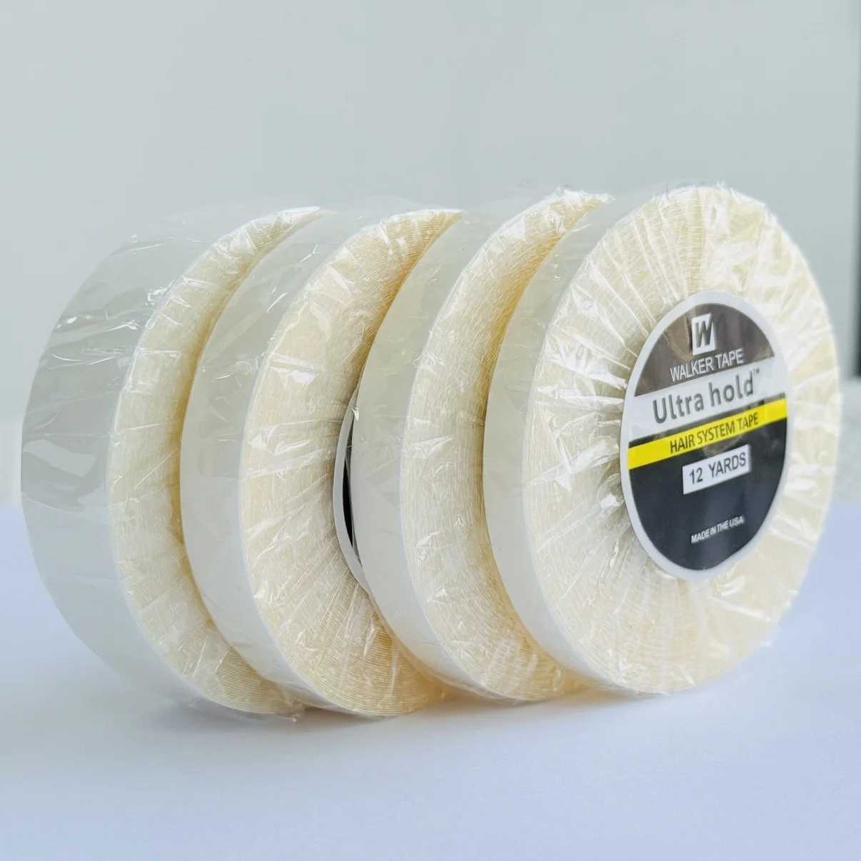Lace Wig Tape Glue for Hair Extensions Stron Hold Adhesive Tape Glue for Wig 3/12 Yard Lace Wig Glue Hair System Tape For Toupee