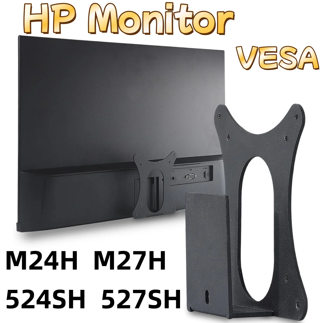VESA Mount Adapter For HP Monitor M24h 76D15AA 76D16AA M27h 76D13AA 76D14AA 76D13E9 527sh 94C19AA 524sh 94C51AA Wall Mount