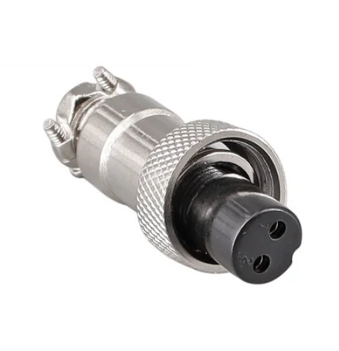 1pc gold-plated aviation plug connector GX12-2/3/4/5/6/7 core M female socket plug