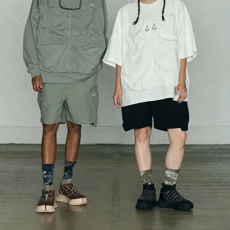 COMFY Japanese Outdoor Functional Waterproof Cityboy Large Pocket Cmf Comfortable Breathable Shorts for Men